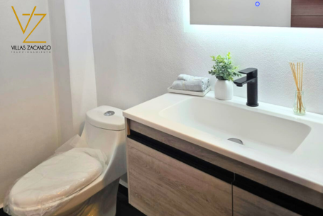 Baño con acabados premium